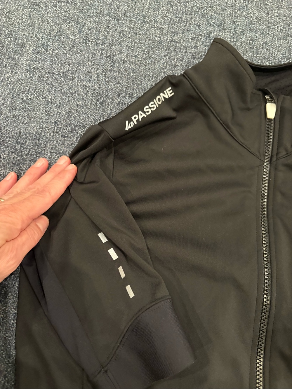 La Passione Black Short Sleeve Cycling Jersey - Picture 3 of 6